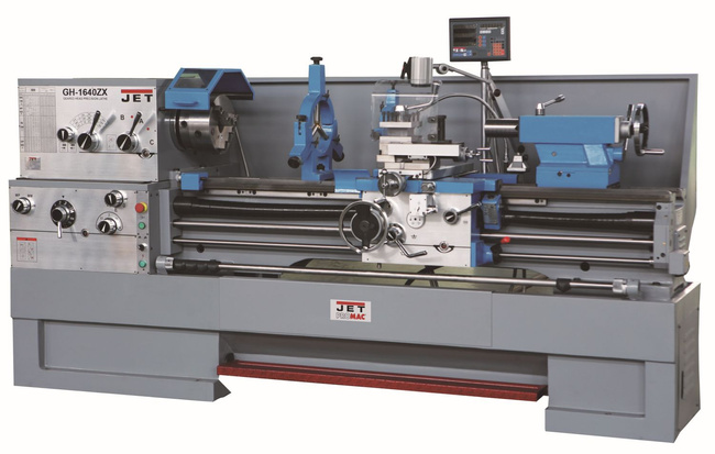 GH-1640ZX DRO Tokarka do metalu z wyświetlaczem w 3-osiach, Ø 406 mm / 1015 mm 