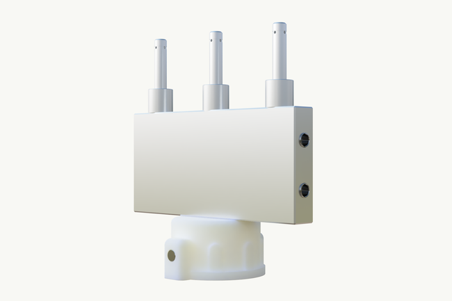 Dysza do gniazd pod kołki śr. 6 mm - potrójna