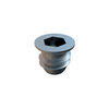 Tulejki, mufy meblowe, znal M6 - ⌀8 x 10 mm - 50 szt.