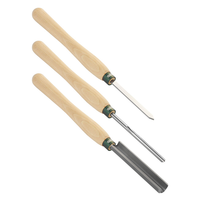 Mini tokarka do drewna dla hobbystów i majsterkowiczów DML250 Record Power + Zestaw 3 dłut tokarskich