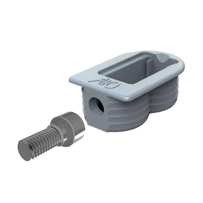 Śrubowe złącze meblowe QFIX do płyt od 16mm + śruba 6x11 mm HEX - 50 kpl.