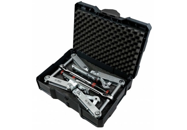 Zestaw dwóch ścisków ciesielskich w systenerze T-Loc