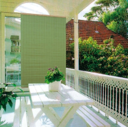 Roletka zaciemniająca zielona 90x180cm polipropylenowa