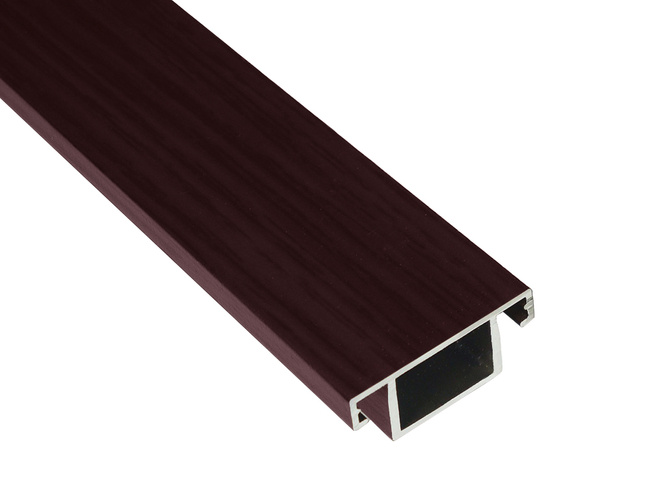 Poprzeczka wzmacniająca do moskitiery drzwiowej struktura mahoń A4 - 3.2m