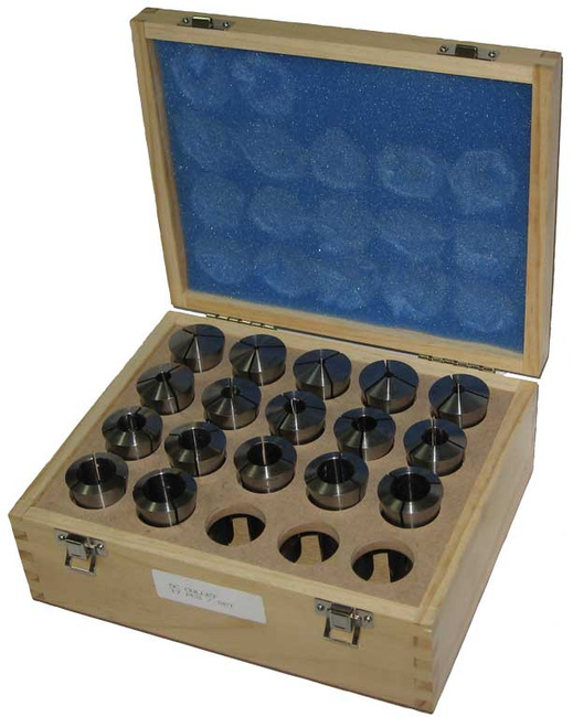 Komplet 17 tulejek zaciskowych o śr. 3-25mm do 50000191