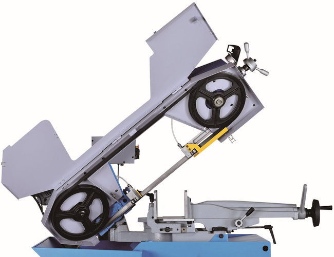 SX-824DG Przecinarka taśmowa z skrętnym ramieniem i płynną regulacją prędkości taśmy tnącej, Ø240 mm