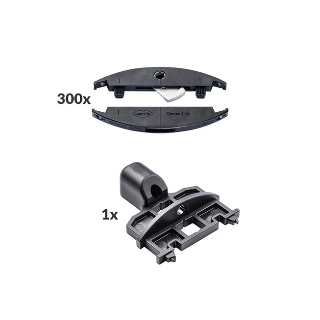 Clamex S-20 z przyrządem – 300 par