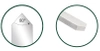Dłuto tokarskie do zagłębień typu jaskółczy ogon 13 mm (1/2"), trzonek 30.5 cm