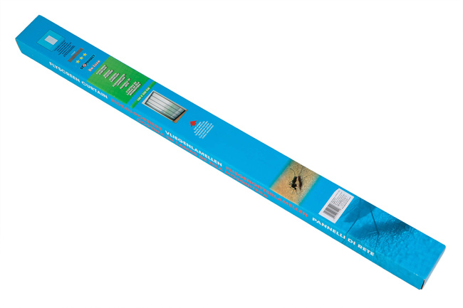 Moskitiera drzwiowa 4 pasy Premium | kotara szara 100x220cm