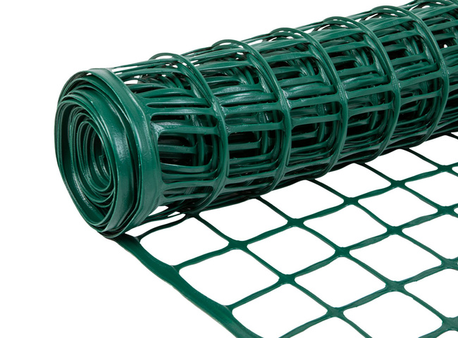 Siatka rabatowa, kontenerowa, ogrodzeniowa zielona szer. 50cm x 6m