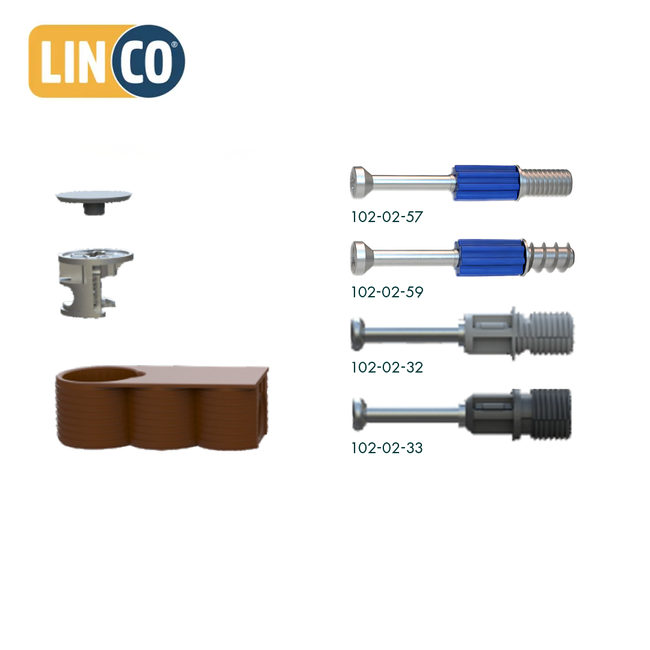 Złącze mimośrodowe LINCO do płyt od 18 mm - 50 kpl.