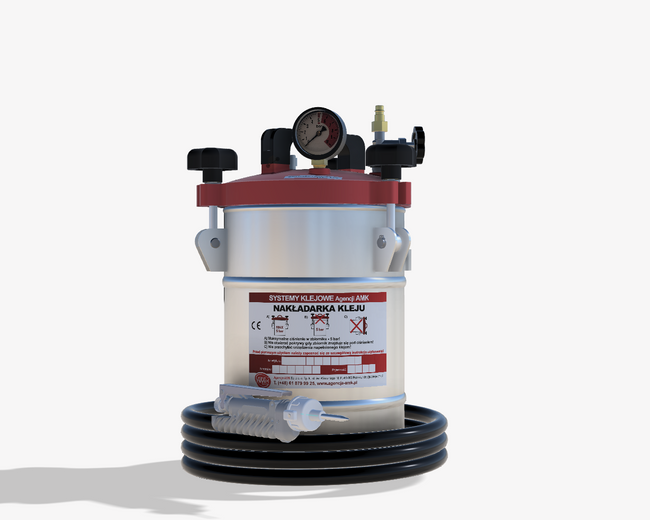 Nakładarka 5 kg do klejów PUR z pistoletem standardowym o zwiększonym przepływie sterowanym ręcznie