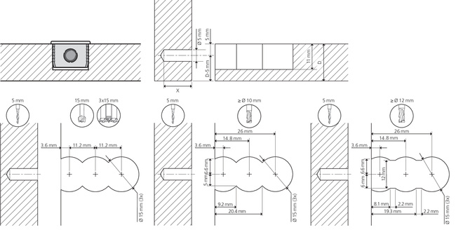 Cabineo 12 Lamello – 2000 szt.