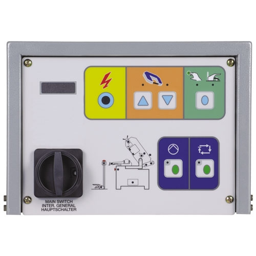 SX-827DGVI Przecinarka taśmowa do metalu 400V - skrętne ramię