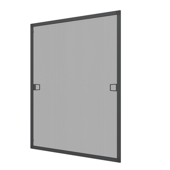 Moskitiera na okno ramowa antracyt 100x120 cm BASIC - zestaw