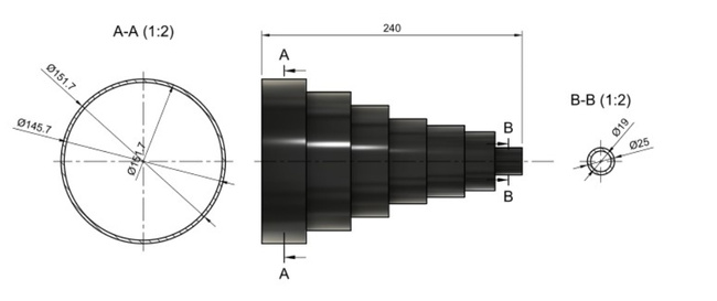 Uniwersalna redukcja do różnych średnic ⌀25-152 mm (1"-6")