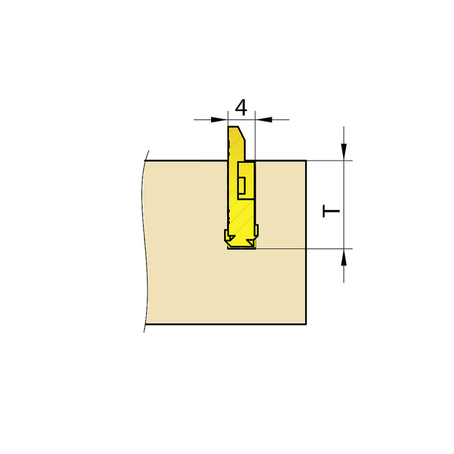 Złącze meblowe SUNNY – 250 par