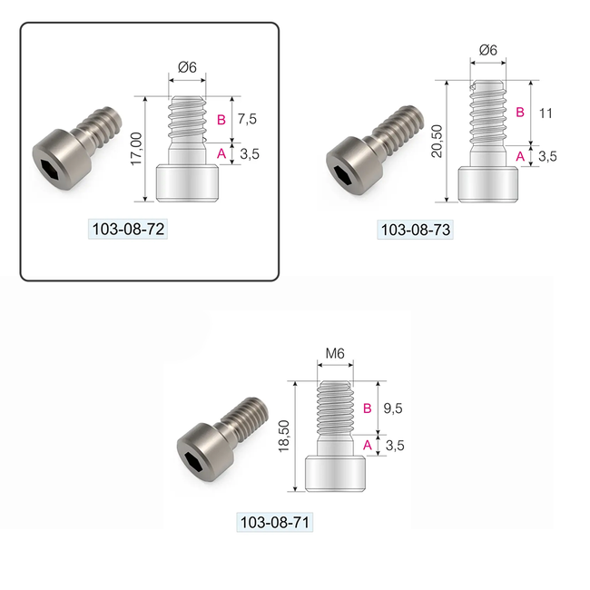 Śruba Euro ⌀6x11 mm PH3 do złącza QFIX