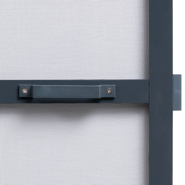 Moskitiera drzwiowa ramowa antracyt 100x235 cm COMFORT - zestaw
