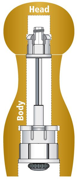 Mechanizm mielący do młynka z trzpieniem 470 mm