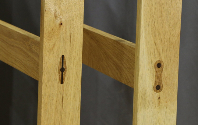 Szablon do gniazd i czopów, pętla - muszka