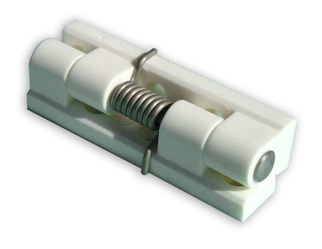 Sprężyna samozamykająca do zawiasu do moskitiery z PCV typ ZD4