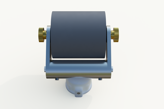 Dysza walcowa z wałkiem gumowym, szerokość 70 mm