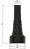 Stopniowany adapter odciągu do przyłącza 63 mm