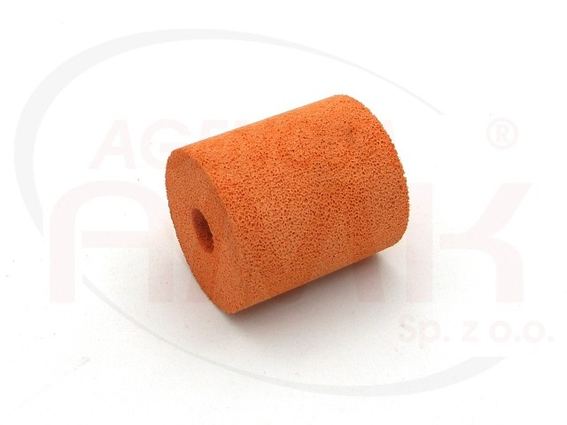 Wałek gąbczasty/pomarańczowy, szerokość 70 mm