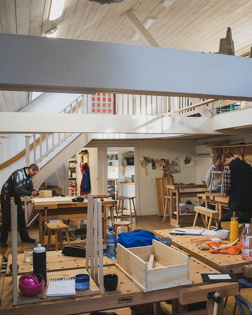 Stół stolarski NORDIC PRO 1400 Sjöbergs z szafką SM03