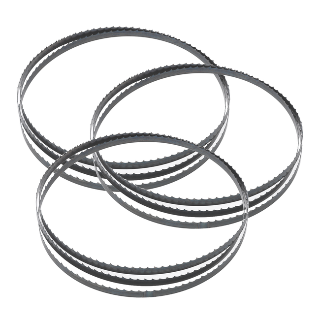 Zestaw 3 pił taśmowych 1/4", 3/8", 3/4" do BS350s