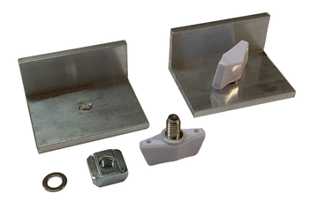 Ogranicznik z śrubą motylkową, para