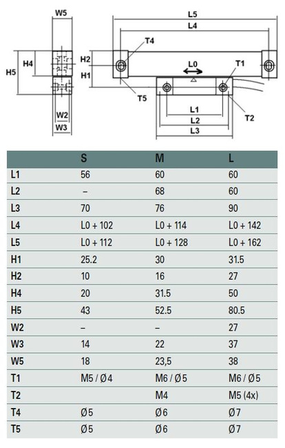 Skala precyzyjna M 400mm (modele ZX/JVM-836VS/JTM-1050VS)