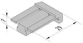 Zapinka do profilu stabilizującego PS-F