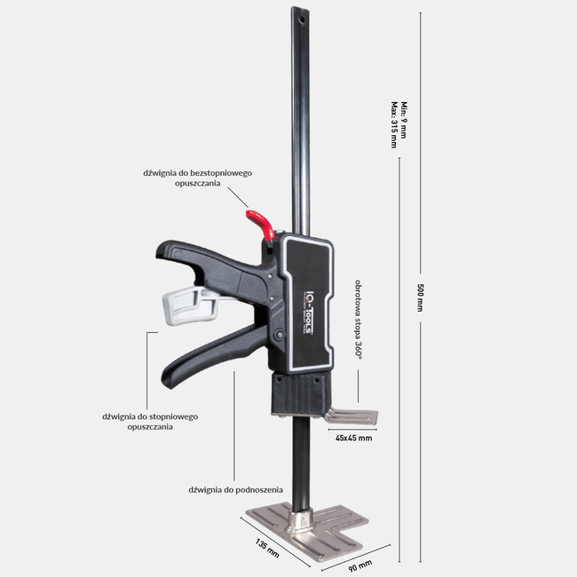 Jednoręczne narzędzie montażowe
