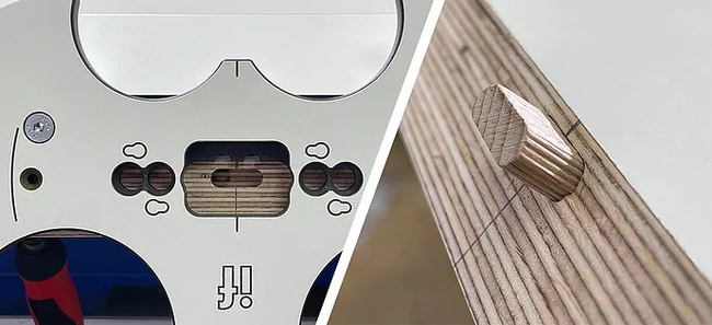 Szablon Peanut MINI ® + frez 12.7 mm