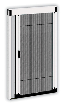 Moskitiera plisowana bezprogowa 105x230 cm biała