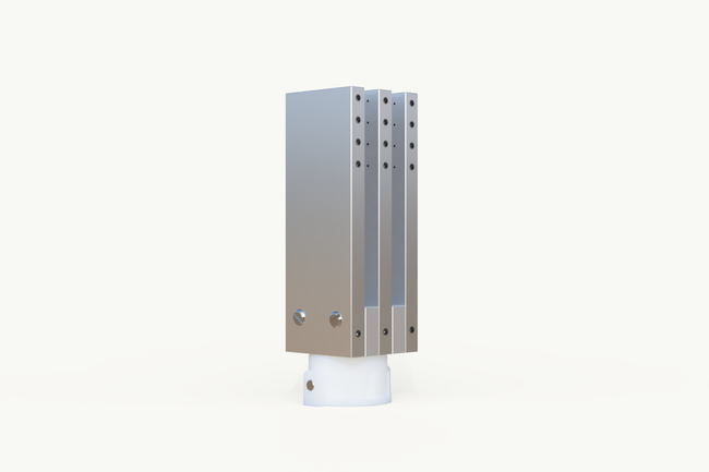 Dysza do czopów podwójna - żeńska 40 x 8 x 8 x 8 mm