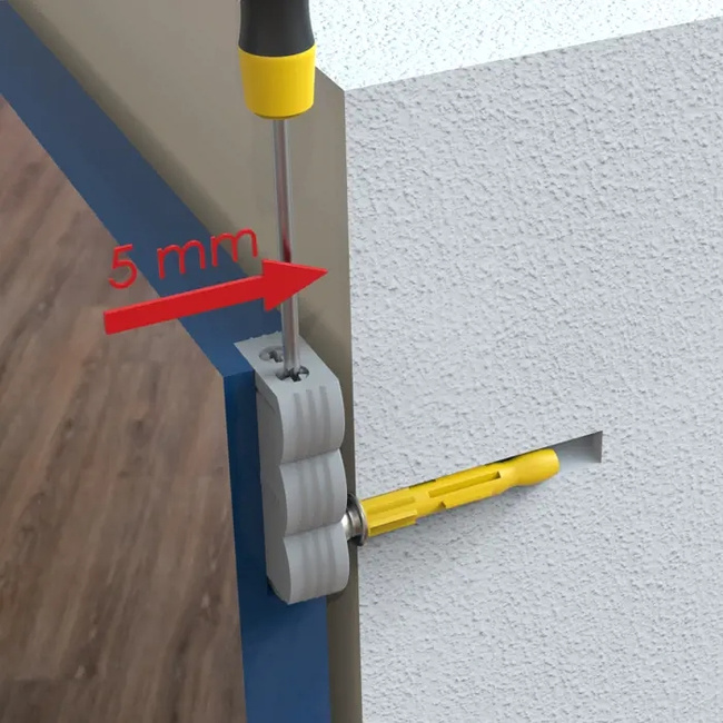 Złącze do wieszania, montażu paneli i ram DAMPER