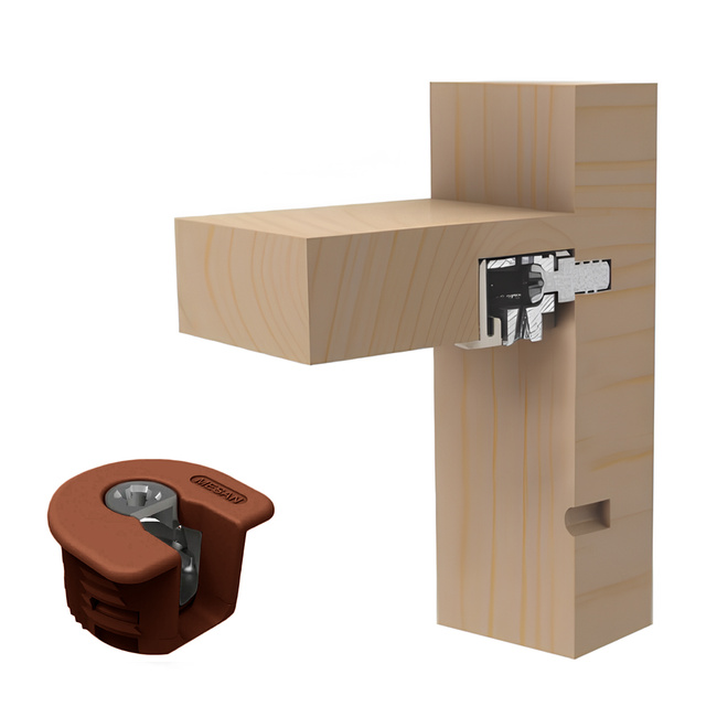 Korpus złącza RAFFIX 20 Locked Brązowy