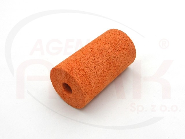 Wałek gąbczasty / pomarańczowy, szerokość 140 mm