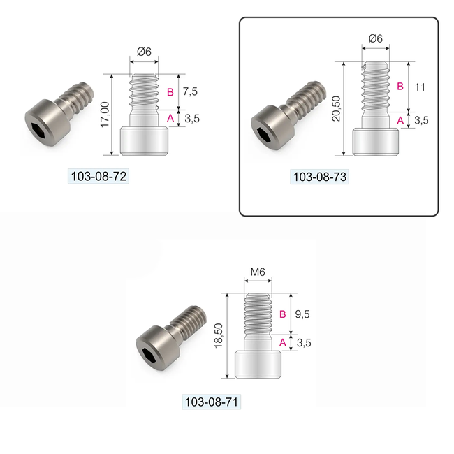 Śrubowe złącze meblowe QFIX do płyt od 16mm + śruba 6x11mm HEX