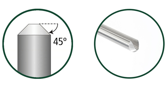 Dłuto tokarskie do misek 6 mm (1/4"), trzonek 30.5 cm