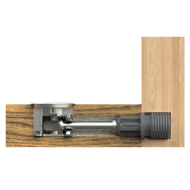 Mimośród Ø15x12.6 mm z kołnierzem do płyt 16 mm