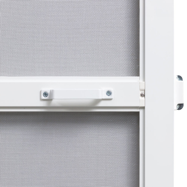 Moskitiera drzwiowa ramowa biała 100x235 cm COMFORT - zestaw