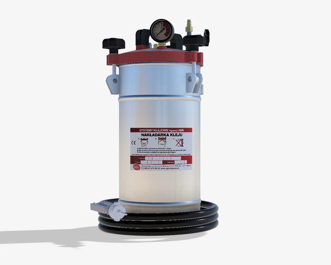 Nakładarka 10 kg do klejów PUR z pistoletem standardowym o zwiększonym przepływie sterowanym ręcznie