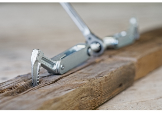 Zestaw dwóch ścisków ciesielskich w systenerze T-Loc