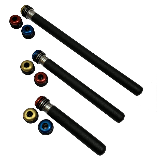 Uchwyt szybkiego montażu 254 mm z 3 typami tulei zaciskowych