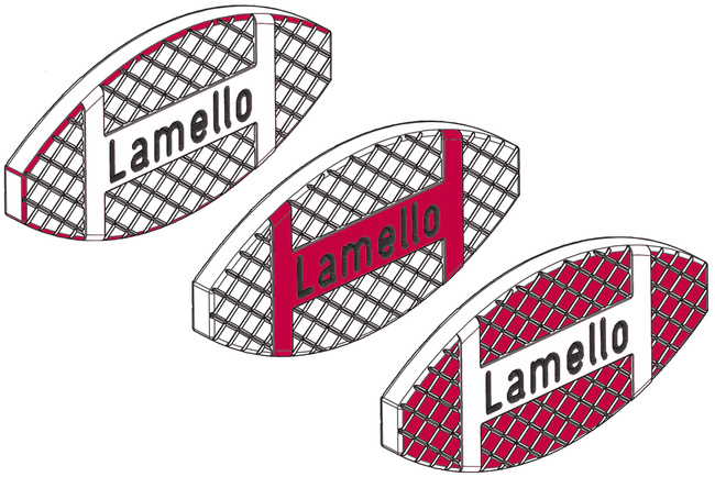 Lamelki bukowe, obce pióro Nr H9 Lamello