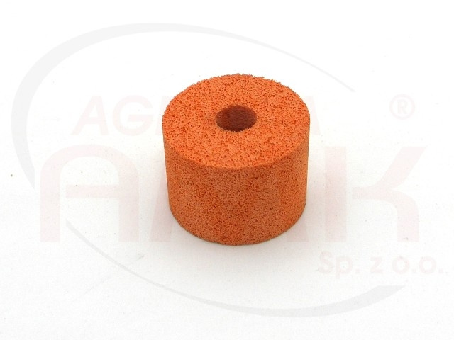 Wałek gąbczasty/pomarańczowy, szerokość 45 mm